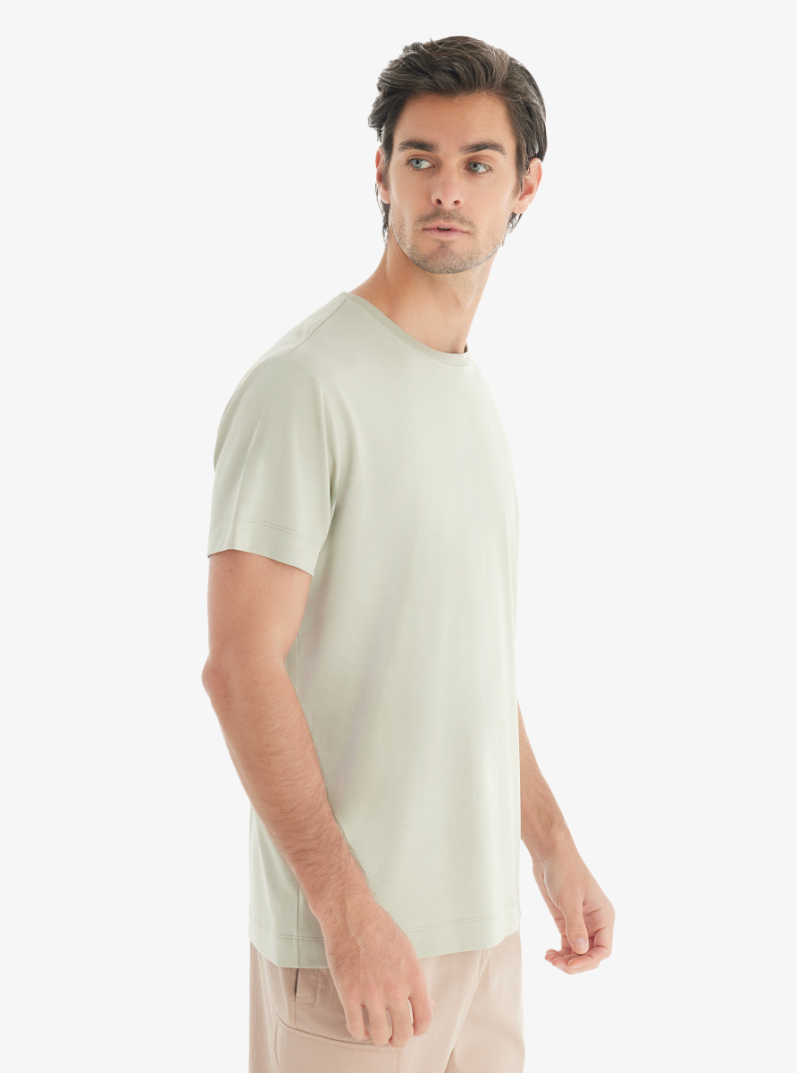 Erkek T-Shirt 40730 - Yeşil - 1