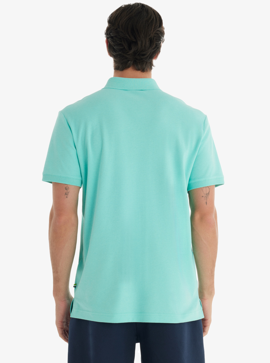 Erkek T-Shirt 40742 - Turkuaz - 2