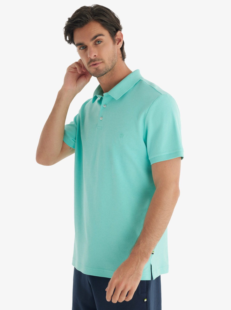 Erkek T-Shirt 40742 - Turkuaz - 1