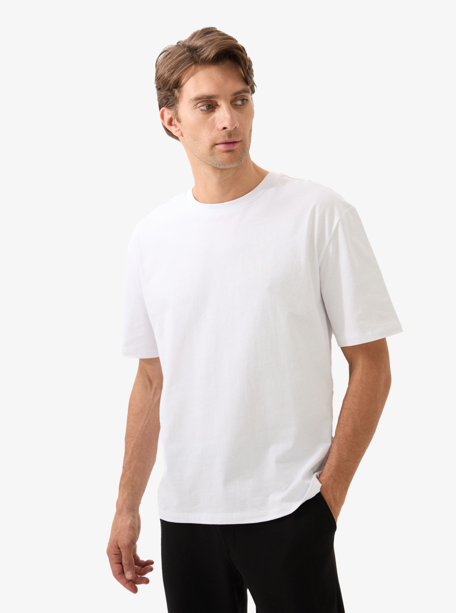 Erkek T-Shirt 40809 - Beyaz - 2