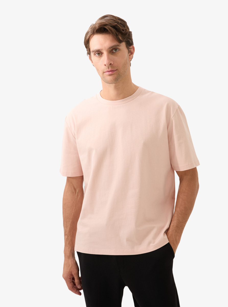 Erkek T-Shirt 40809 - Pudra - 2
