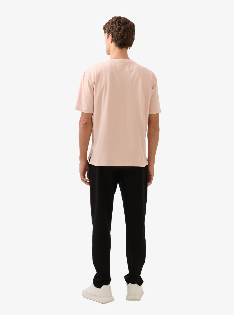 Erkek T-Shirt 40809 - Pudra - 6