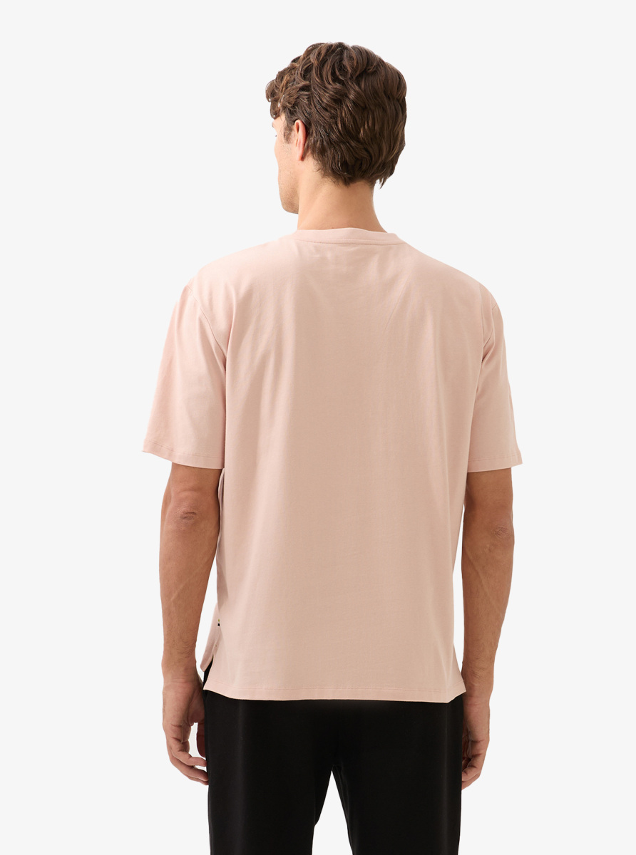 Erkek T-Shirt 40809 - Pudra - 3
