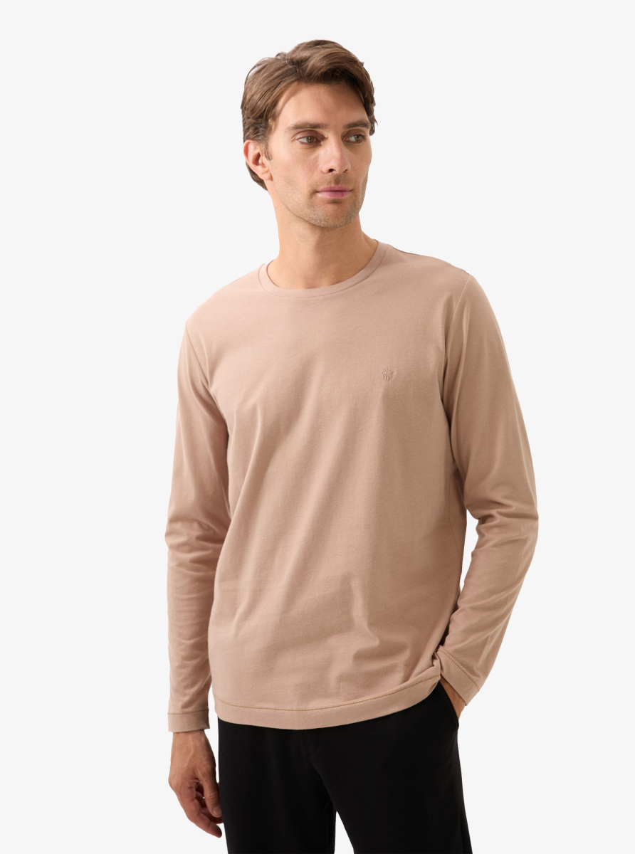 Erkek T-Shirt 40815 - Kahverengi - 1