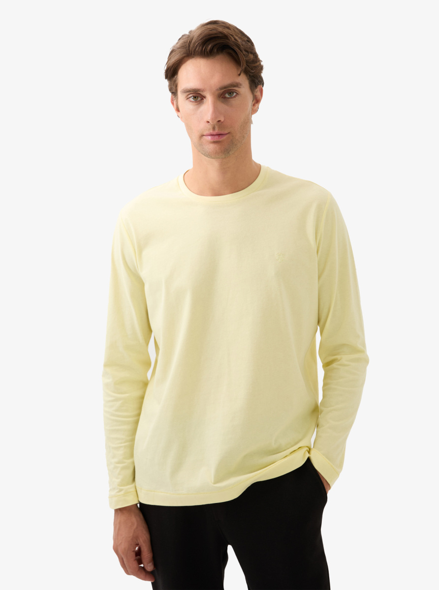 Erkek T-Shirt 40815 - Sarı - 1