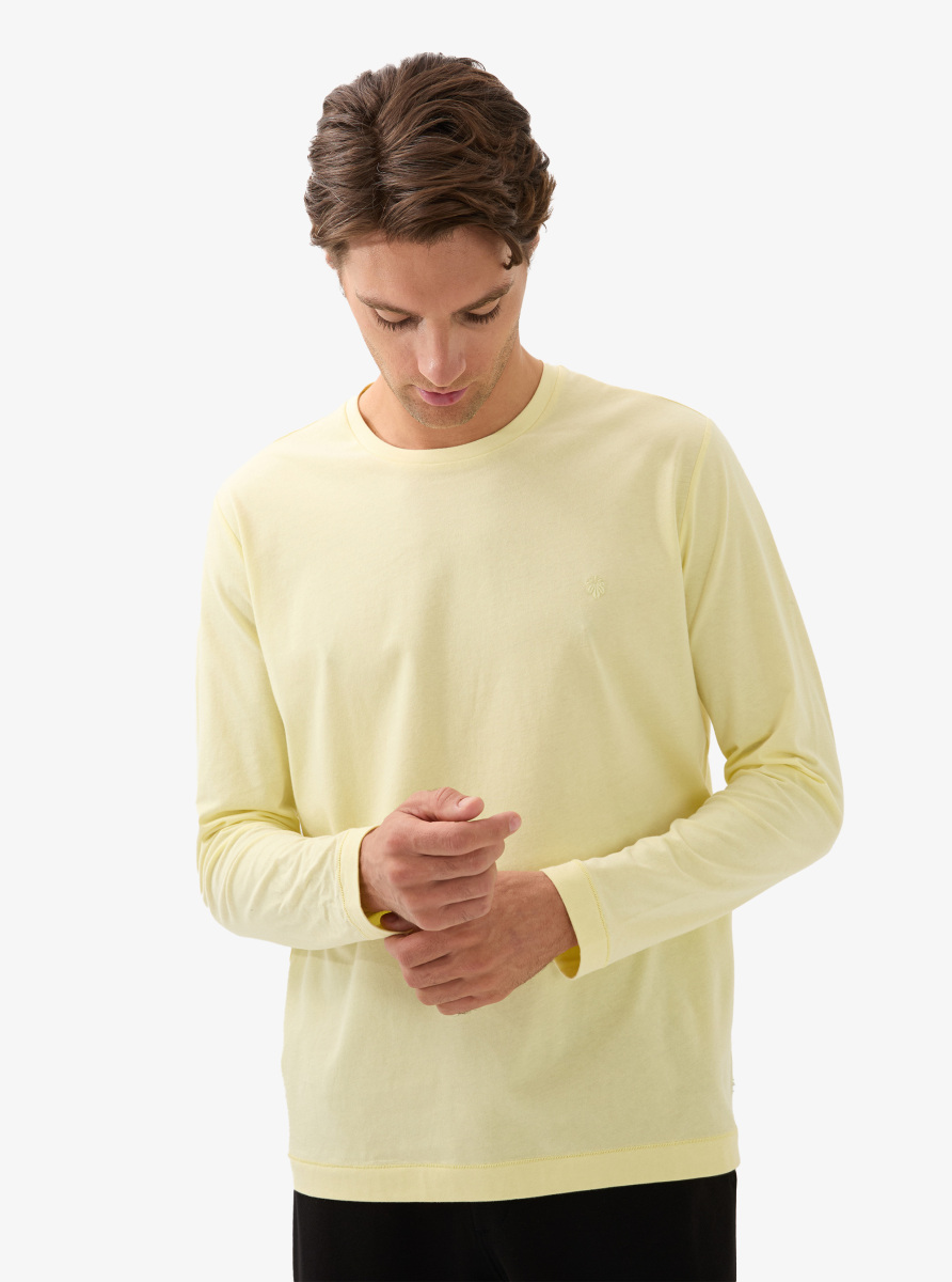 Erkek T-Shirt 40815 - Sarı - 3