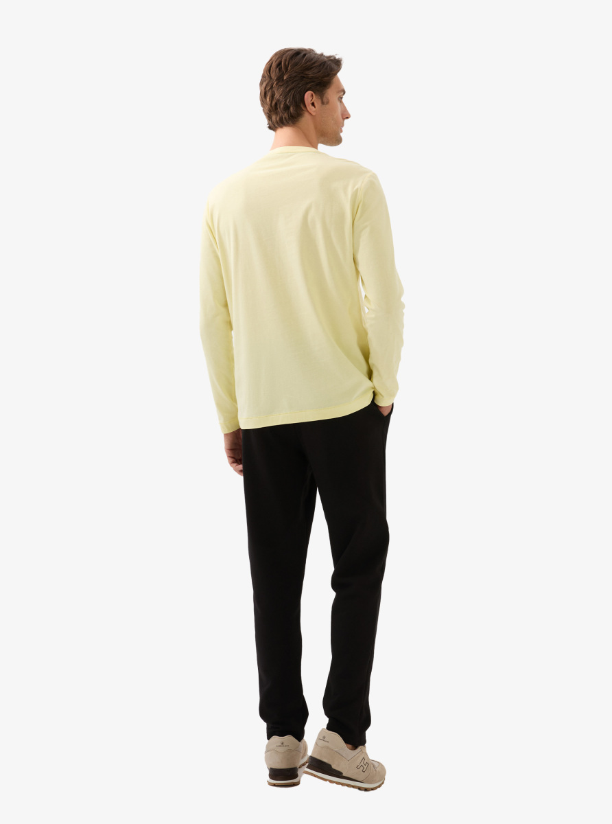 Erkek T-Shirt 40815 - Sarı - 6