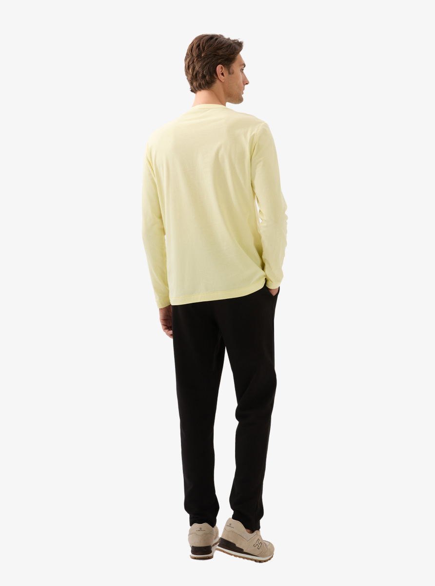 Erkek T-Shirt 40815 - Sarı - 6