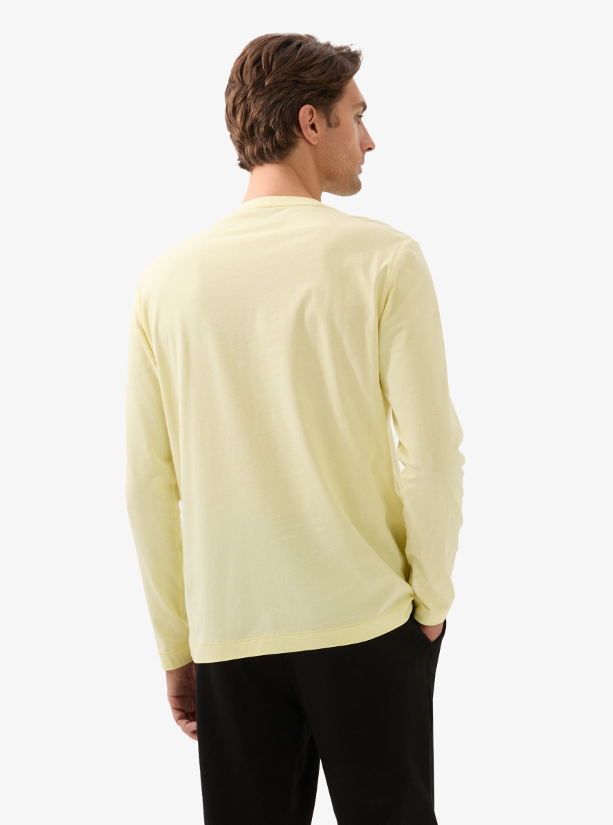 Erkek T-Shirt 40815 - Sarı - 2