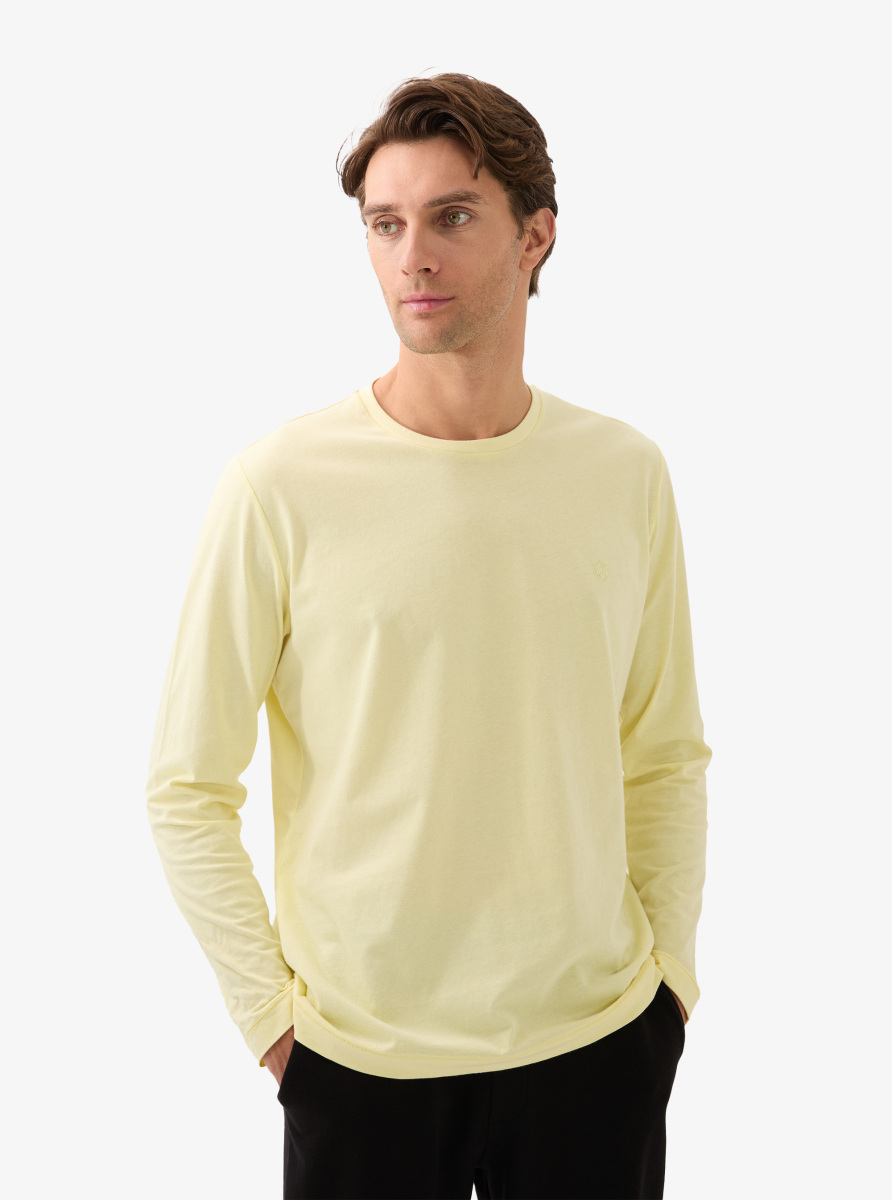 Erkek T-Shirt 40815 - Sarı - 4