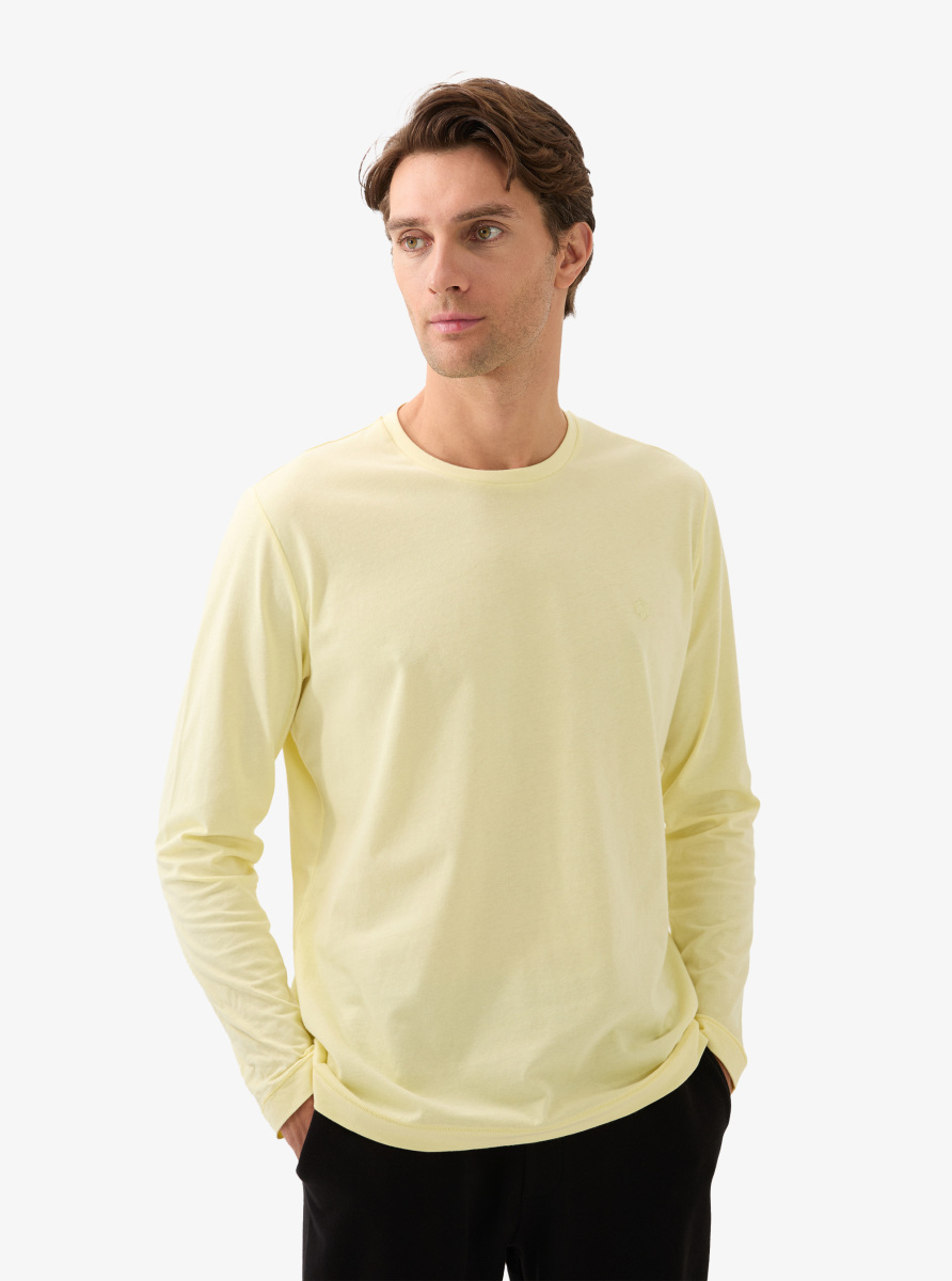 Erkek T-Shirt 40815 - Sarı - 4