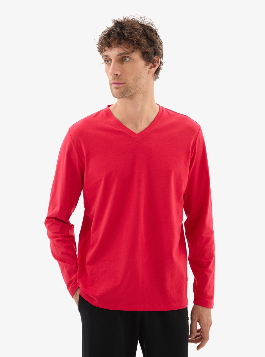 Erkek T-Shirt 40816 - Kırmızı - 1