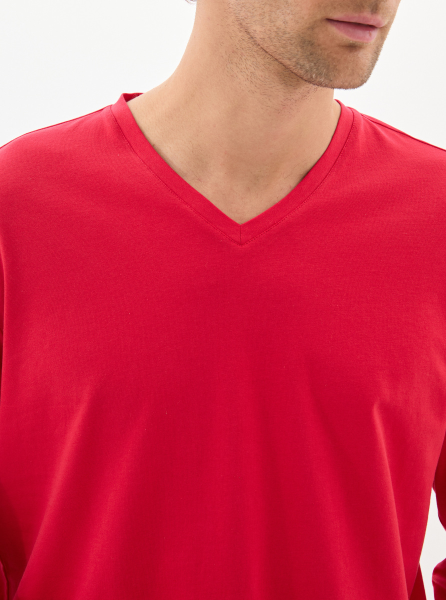 Erkek T-Shirt 40816 - Kırmızı - 3