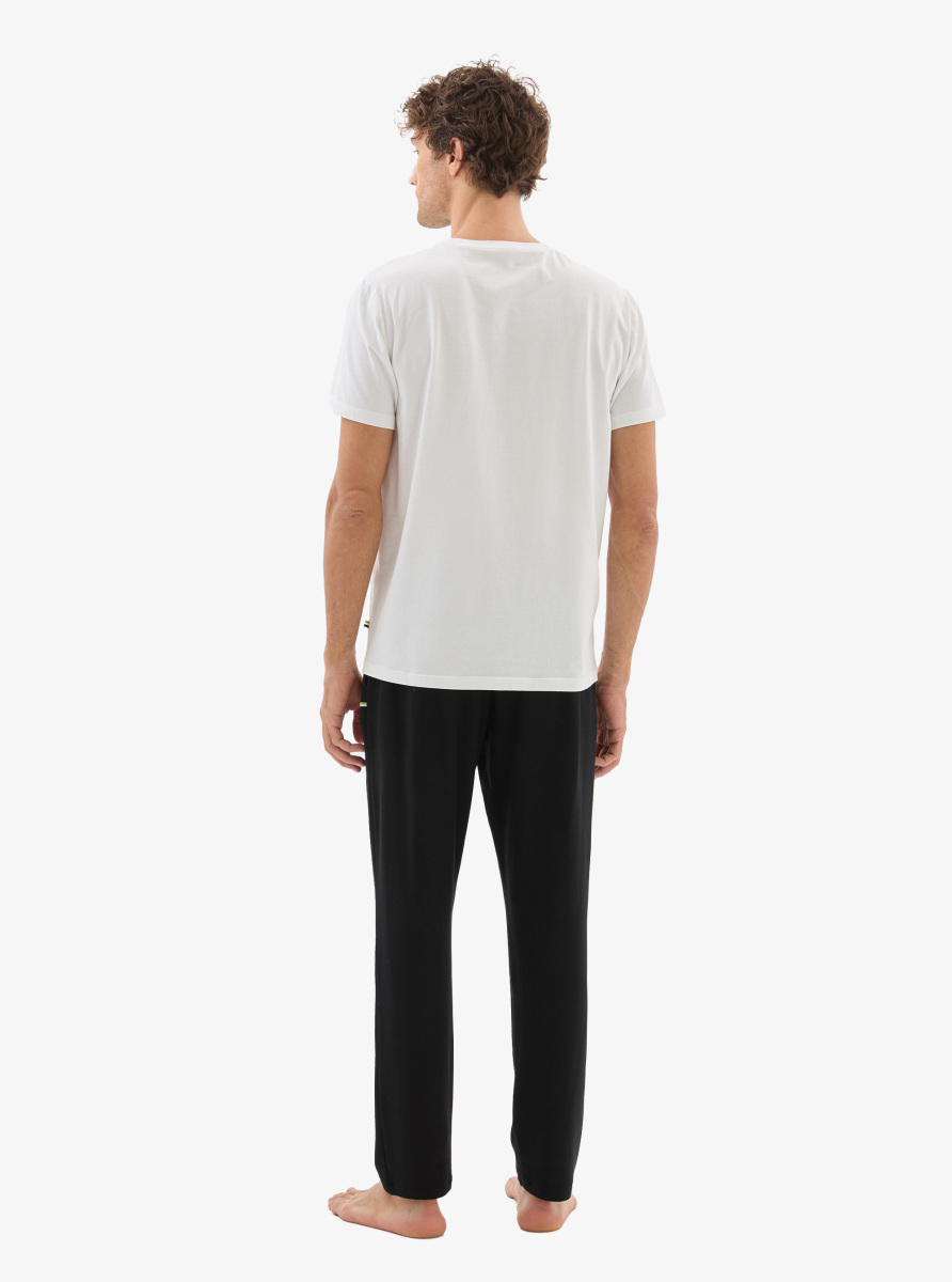 Erkek T-Shirt 40817 - Beyaz - 5