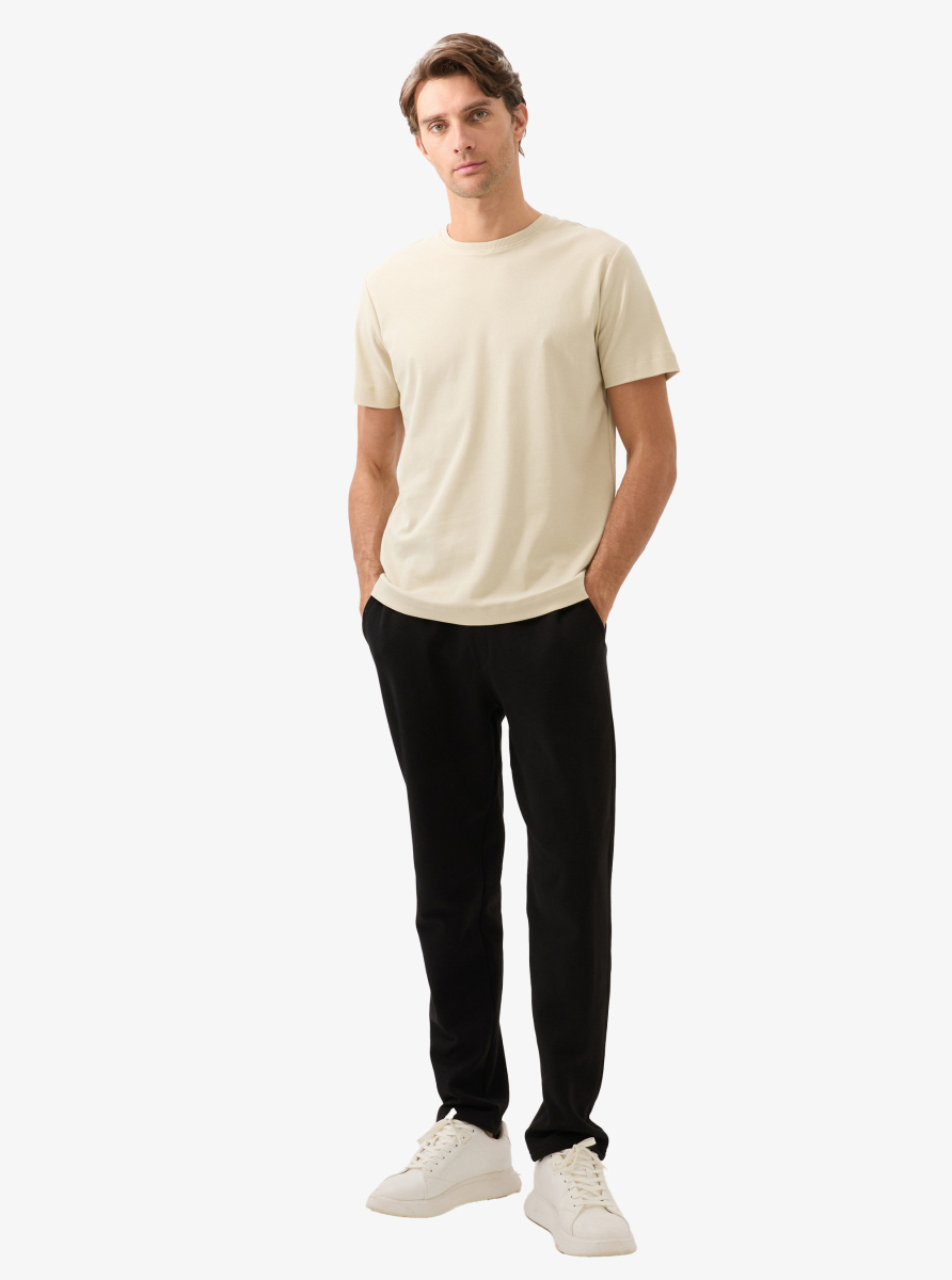Erkek T-Shirt 40818 - Krem - 5