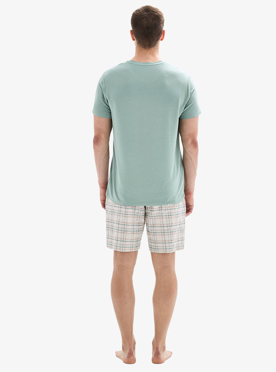 Erkek T-Shirt 40890 - Yeşil - 5