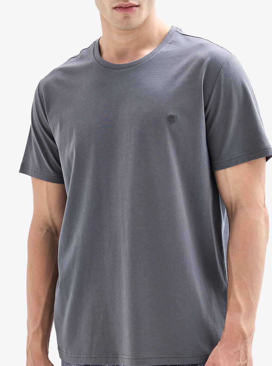 Erkek T-Shirt 40896 - Antrasit - 1