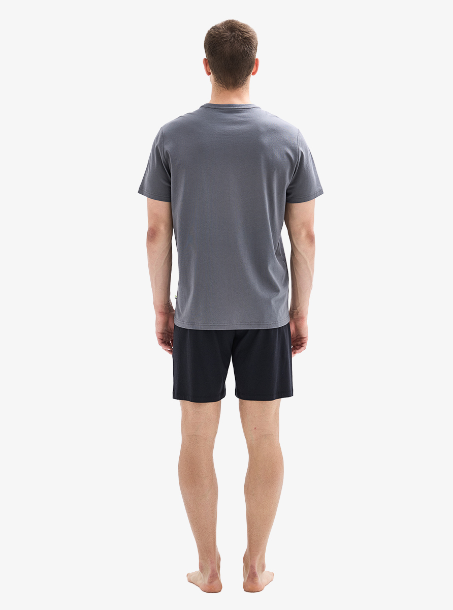 Erkek T-Shirt 40896 - Antrasit - 4