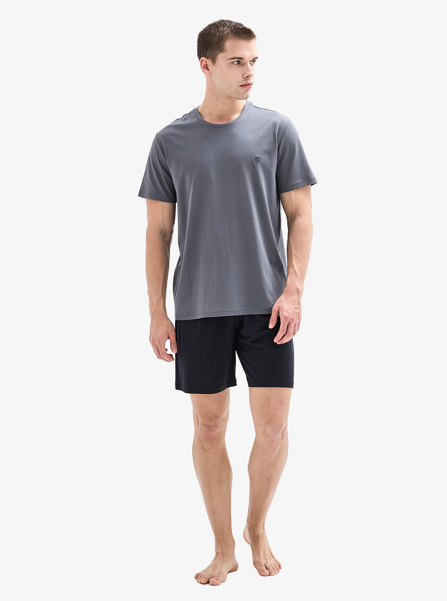 Erkek T-Shirt 40896 - Antrasit - 3