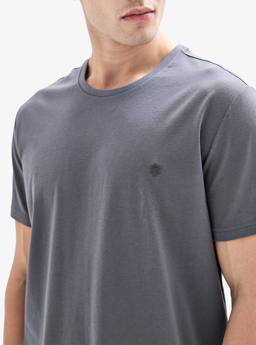 Erkek T-Shirt 40896 - Antrasit - 5