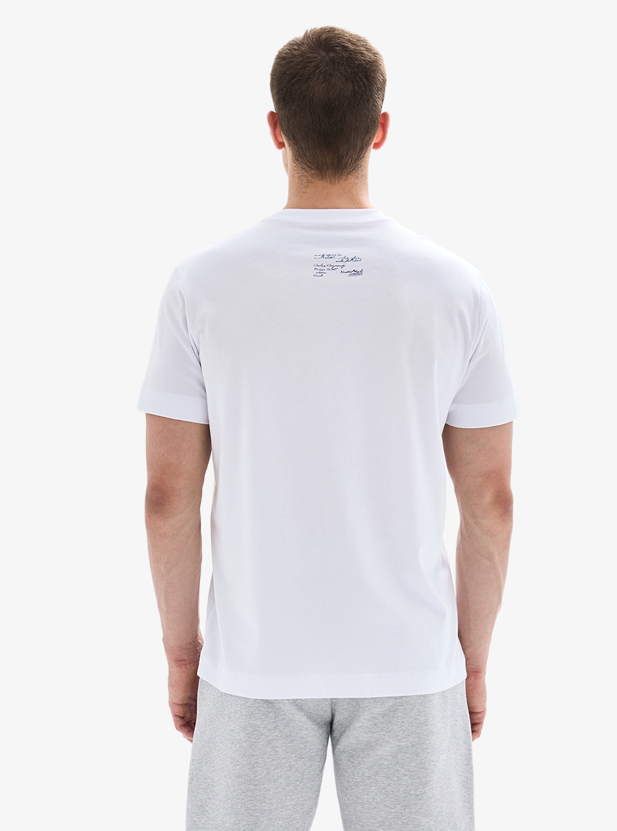 Erkek T-Shirt 40914 - Beyaz - 3