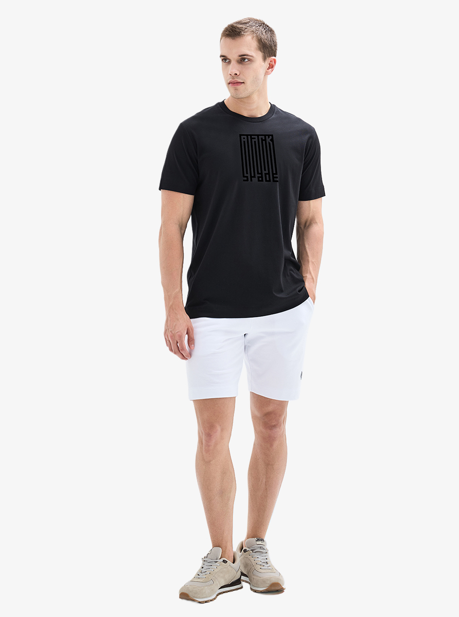 Erkek T-Shirt 40705 - Siyah - 4