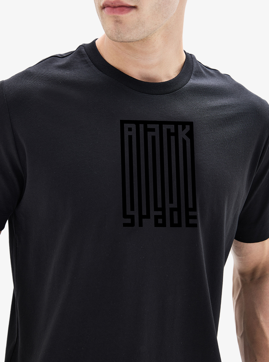 Erkek T-Shirt 40705 - Siyah - 3