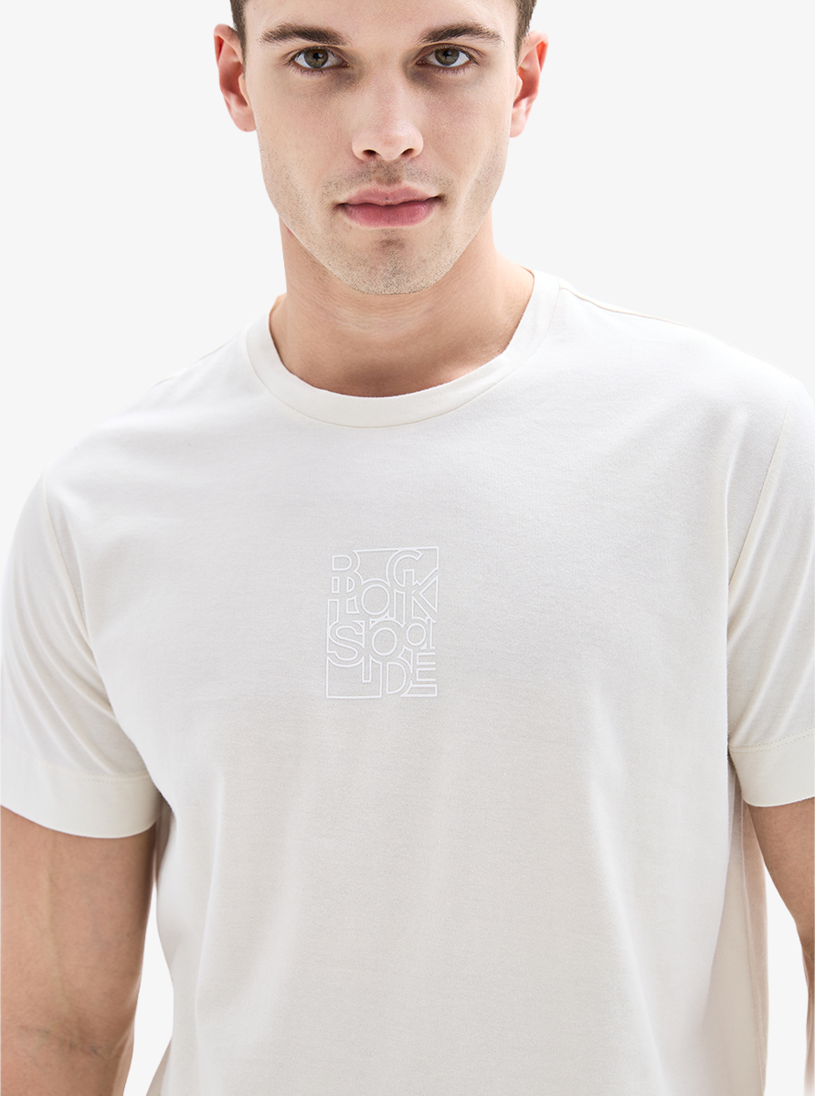 Erkek T-Shirt 40920 - Beyaz - 5