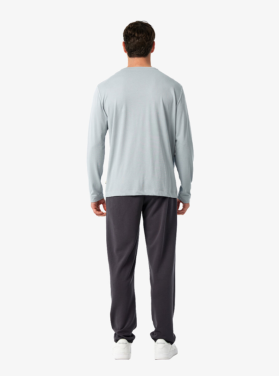 Erkek T-Shirt 41013 - Gri - 5