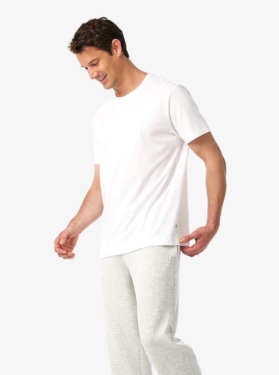 Erkek T-Shirt 41015 - Beyaz - 2