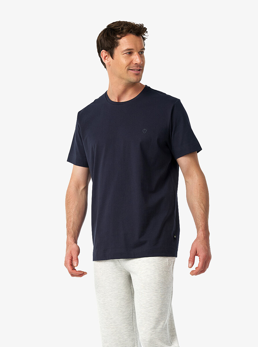 Erkek T-Shirt 41015 - Lacivert - Blackspade