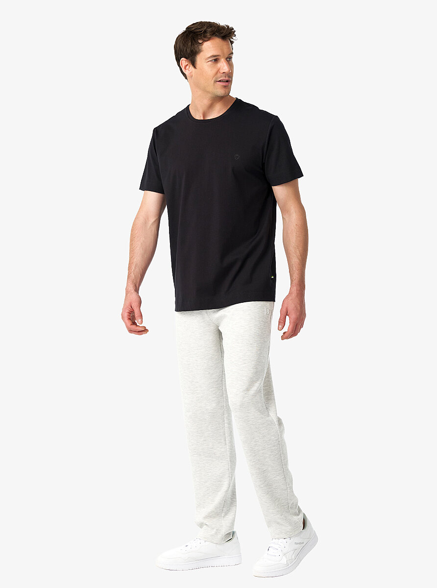 Erkek T-Shirt 41015 - Siyah - 4