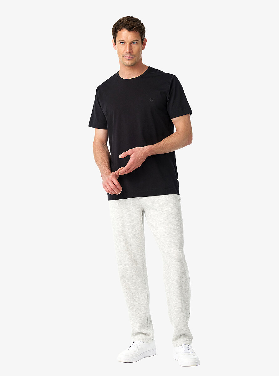 Erkek T-Shirt 41015 - Siyah - 5