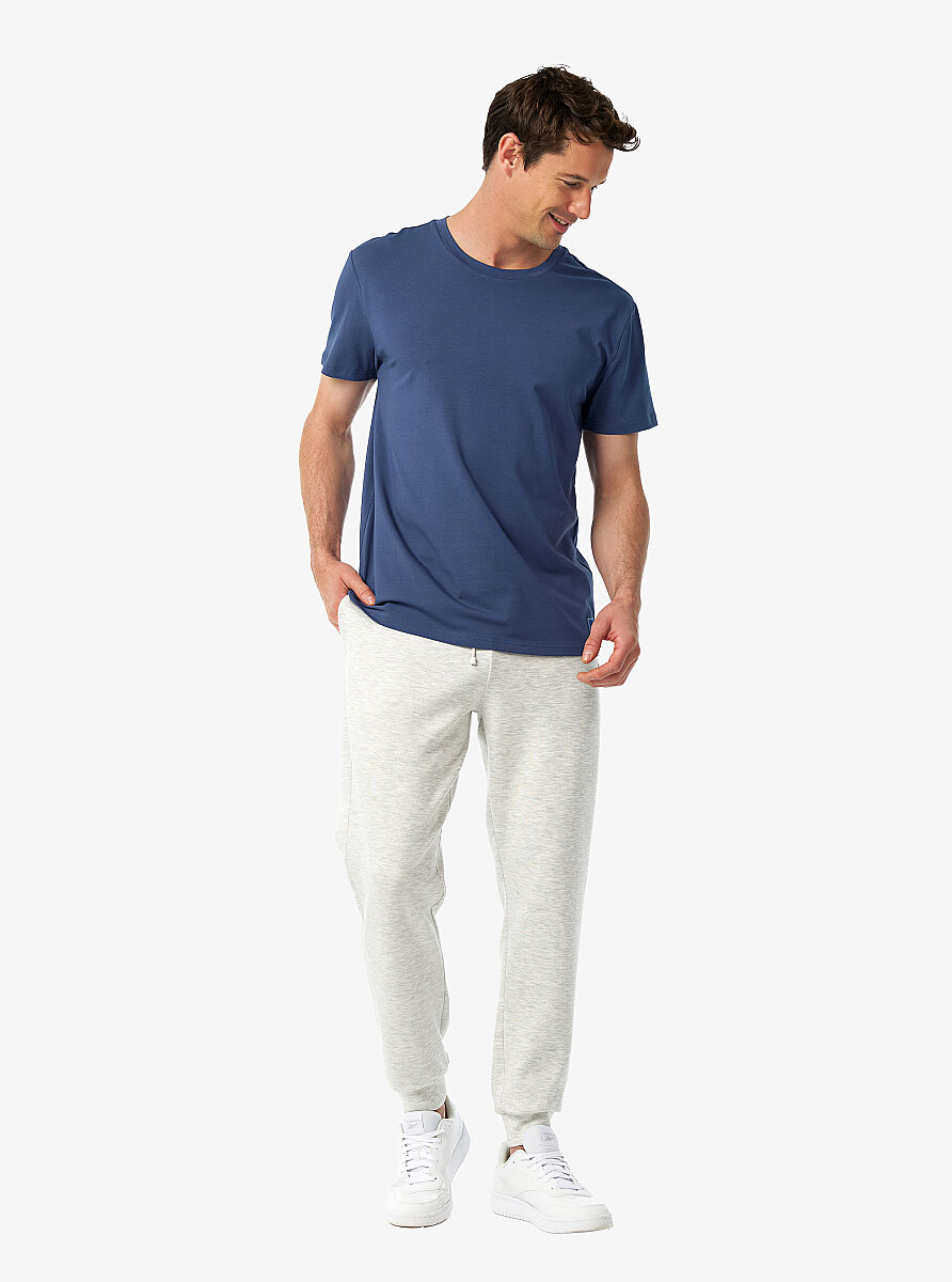 Erkek T-Shirt 41036 - Mavi - 4