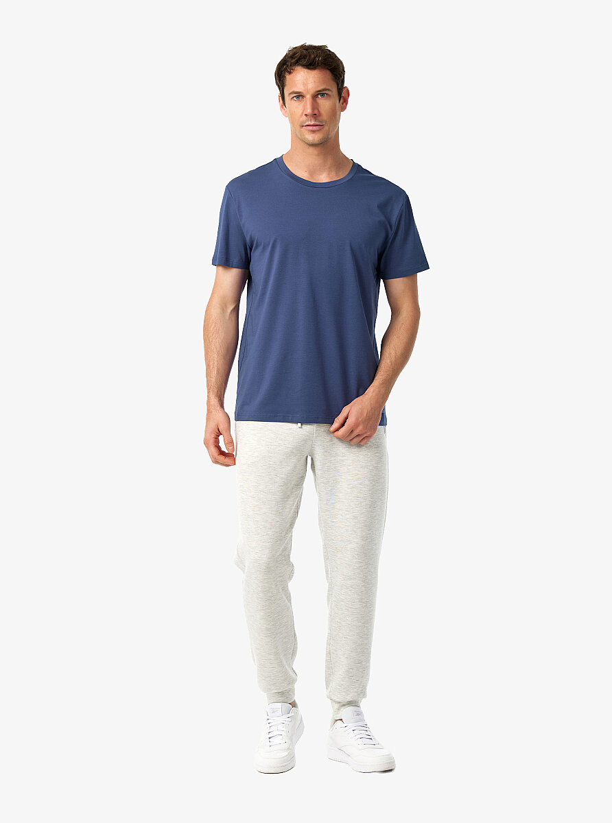Erkek T-Shirt 41036 - Mavi - 3