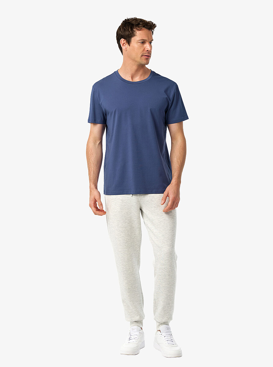 Erkek T-Shirt 41036 - Mavi