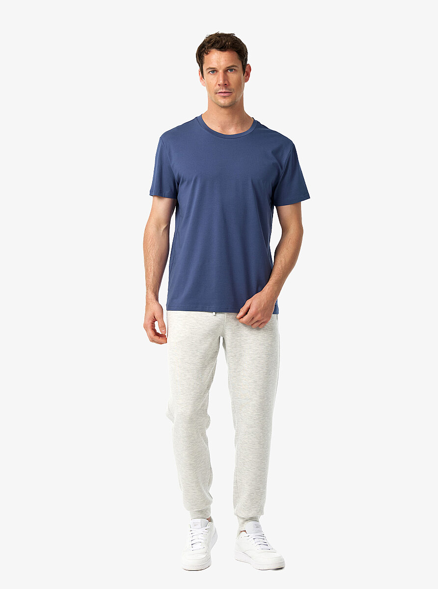 Erkek T-Shirt 41036 - Mavi