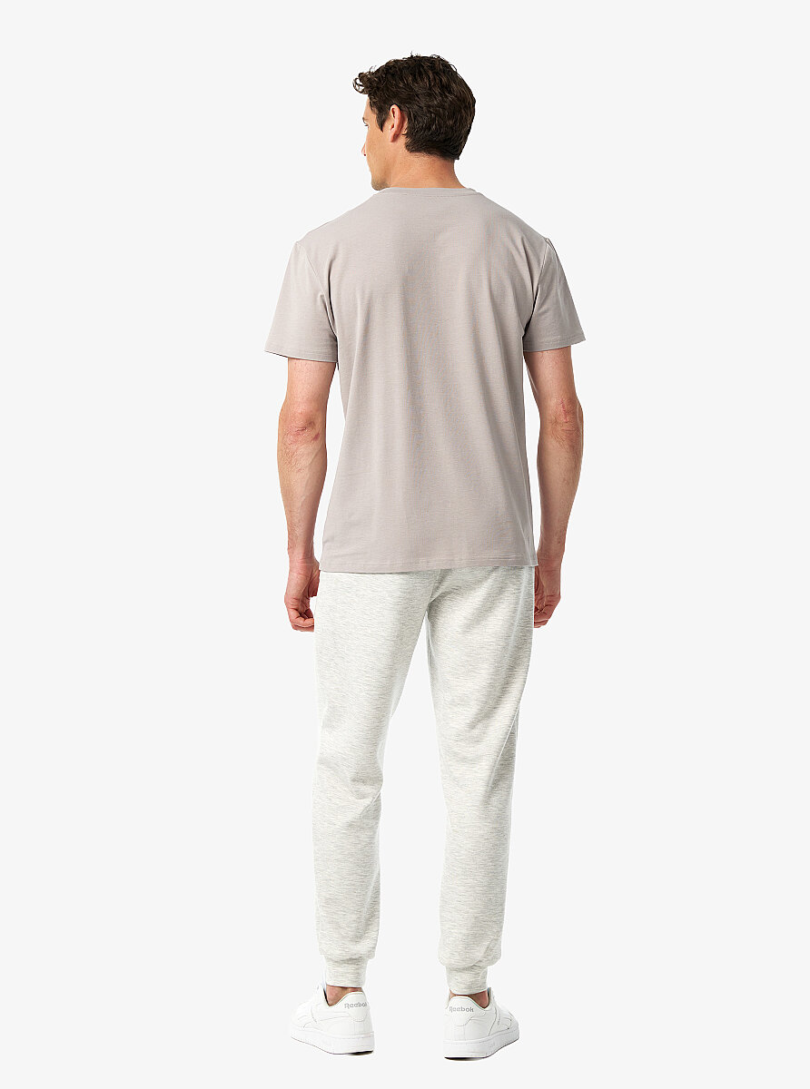 Erkek T-Shirt 41038 - Krem - 6