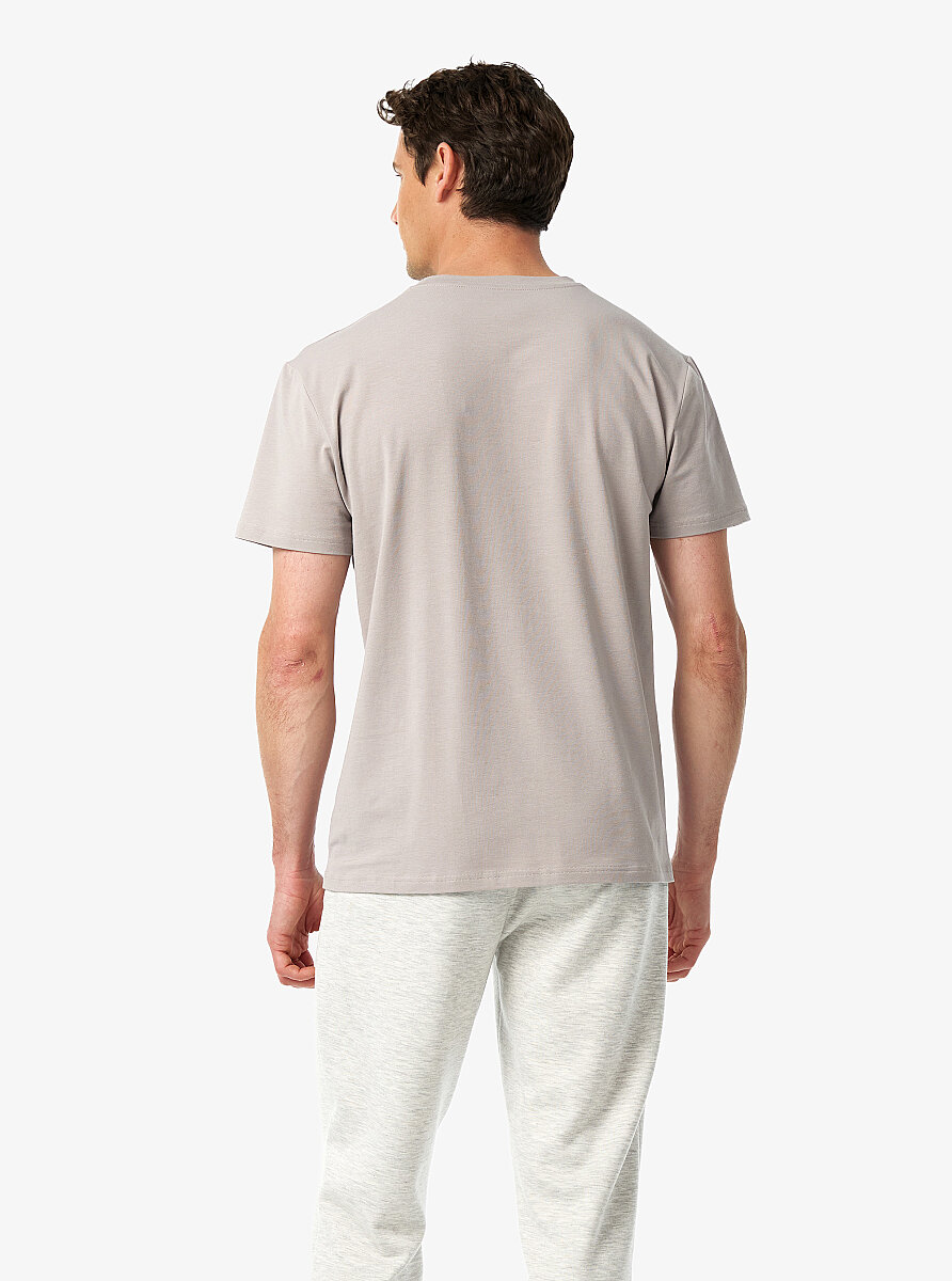 Erkek T-Shirt 41038 - Krem - Blackspade (1)