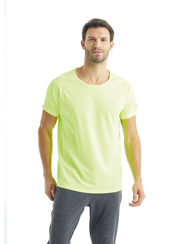 Erkek T-Shirt 70371 - Yeşil - 2