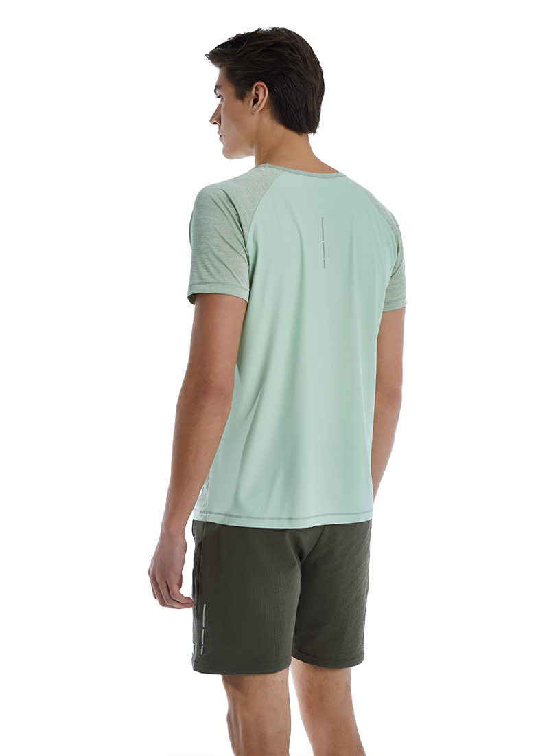 Erkek T-Shirt 70533 - Yeşil - 4