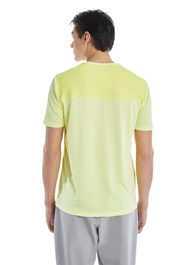 Erkek T-Shirt 70537 - Sarı - 4