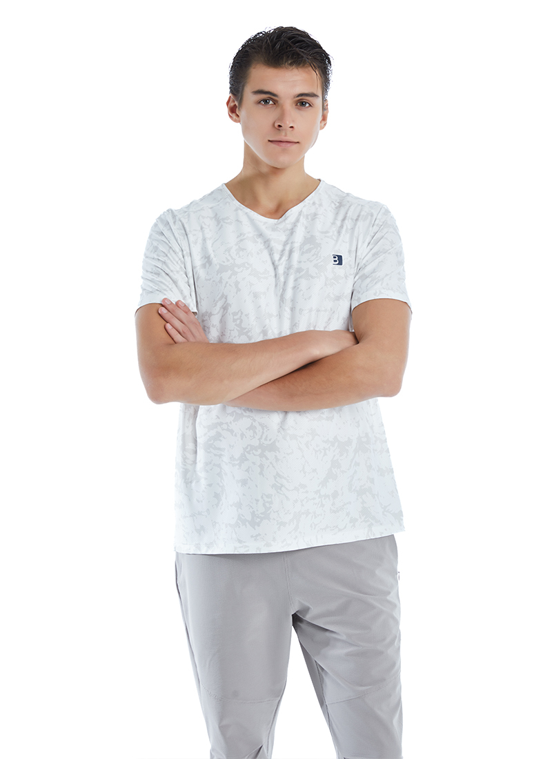 Erkek T-Shirt 70539 - Beyaz - Blackspade