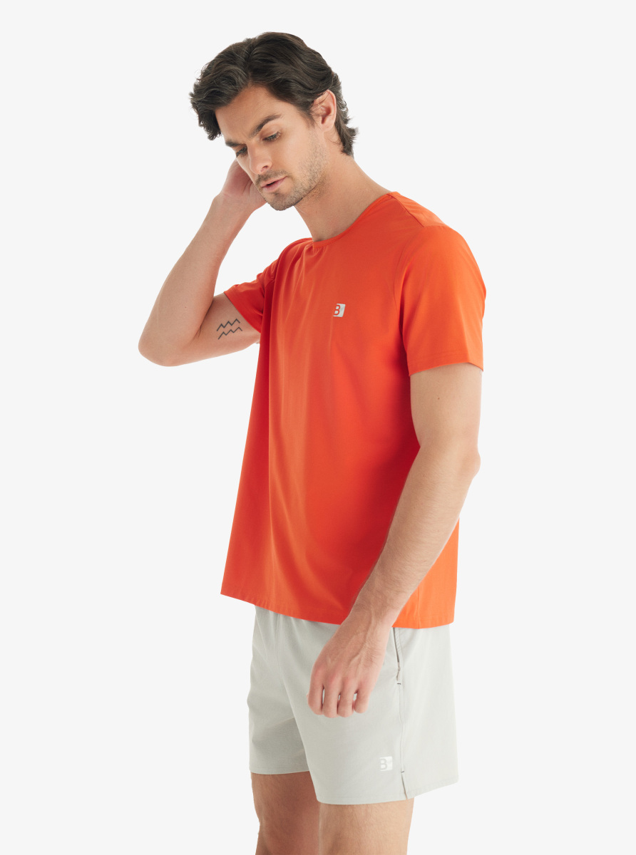 Erkek T-Shirt 70601 - Mercan - Blackspade
