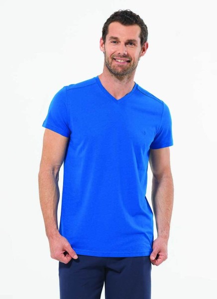 Erkek T-Shirt 7357 - Mavi - 1