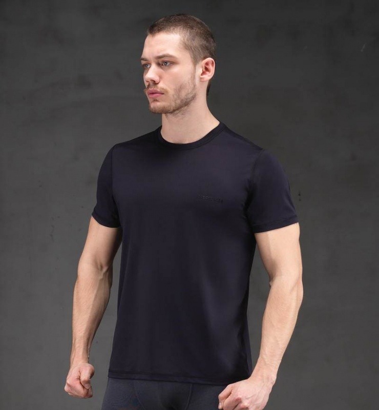 Erkek T-Shirt - 7780 - Siyah - 1