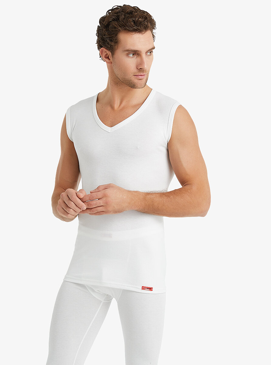 Unisex Termal Tişört 2. Seviye 9243 - Beyaz - Blackspade