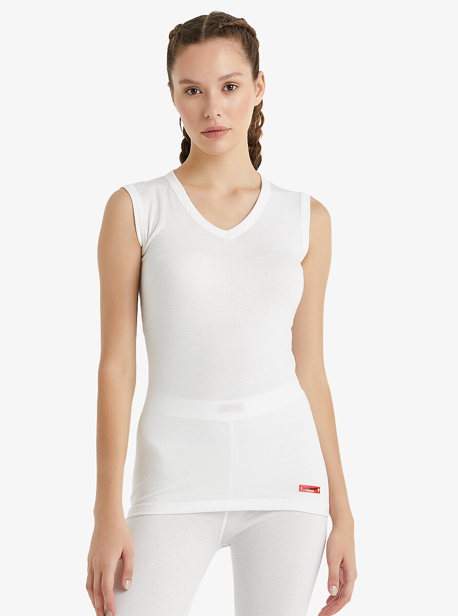 Unisex Termal Tişört 2. Seviye 9243 - Beyaz - Blackspade (1)