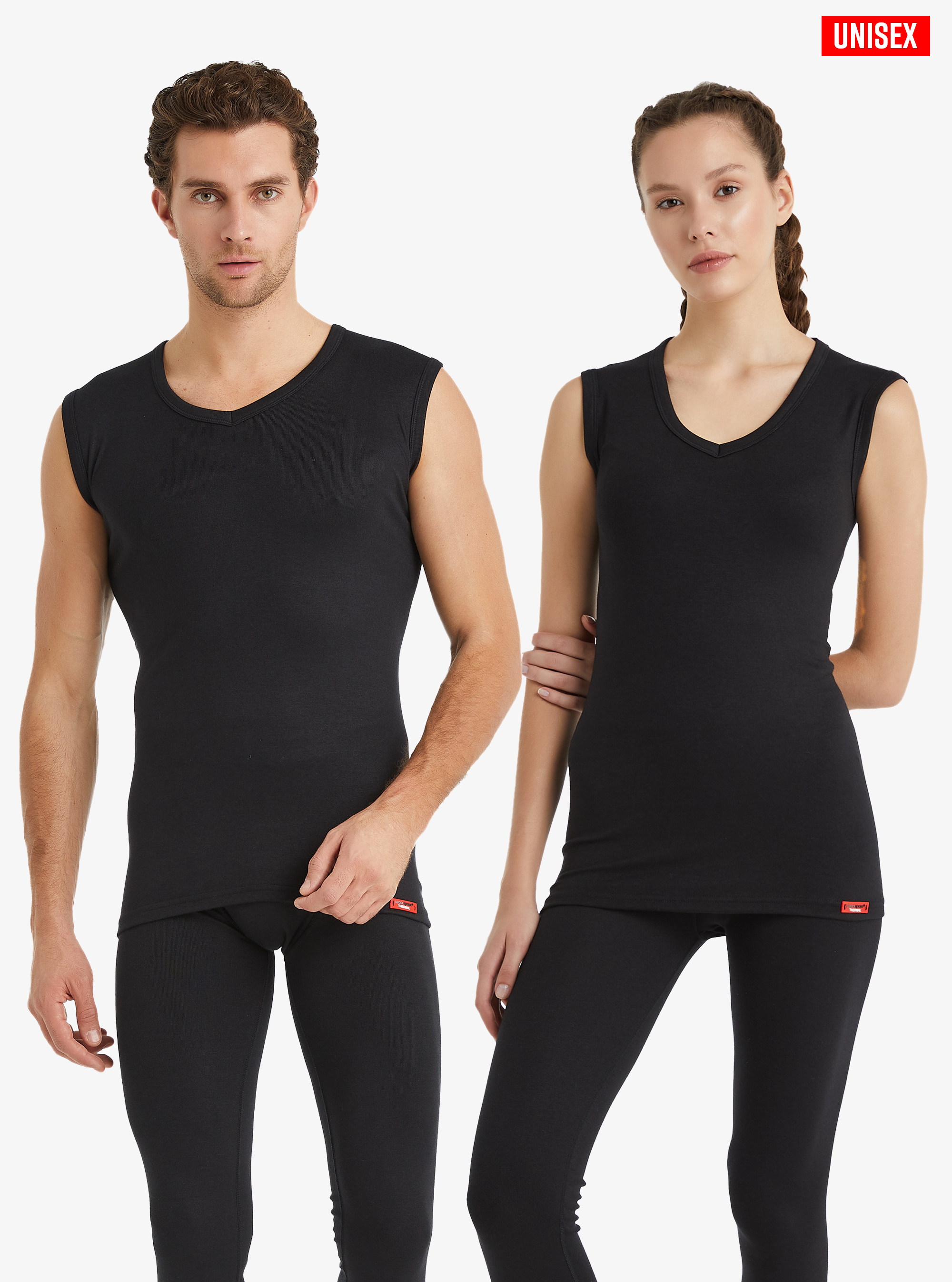 Unisex Termal Tişört 2. Seviye 9243 - Siyah - 7