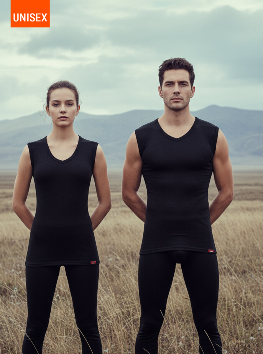 Unisex Termal Tişört 2. Seviye 9243 - Siyah - 12